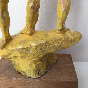 Skulptur Omfamnande Par