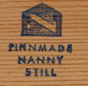 Ljusstake i Trä av Nanny Still, Finnmade 70-tal