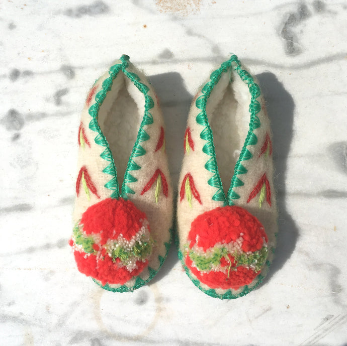 Grekiska Pom Pom  Barn Tofflor - Stl: 28