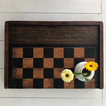 Load image into Gallery viewer, Franskt Vintage Jätte Backgammon / Schack