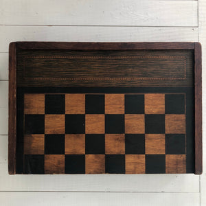 Franskt Vintage Jätte Backgammon / Schack
