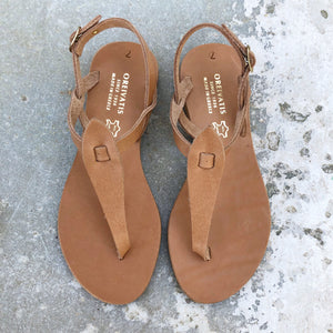 Sandaler Handgjorda i Skinn