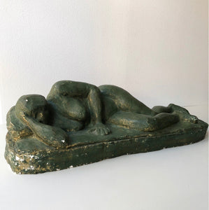 Grön Skulptur Kvinna