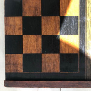 Franskt Vintage Jätte Backgammon / Schack
