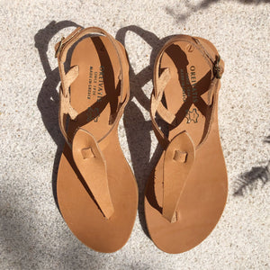 Sandaler Handgjorda i Skinn