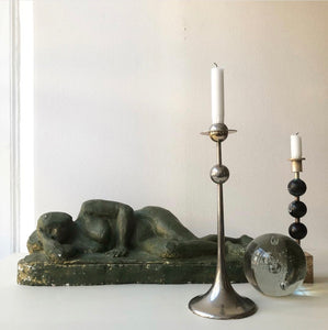 Grön Skulptur Kvinna