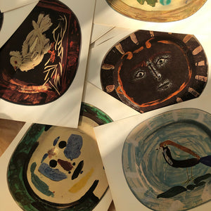 Bok / Printar Keramik av Picasso -Cermiques of Picasso