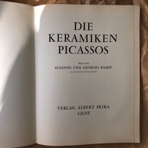 Bok / Printar Keramik av Picasso -Cermiques of Picasso